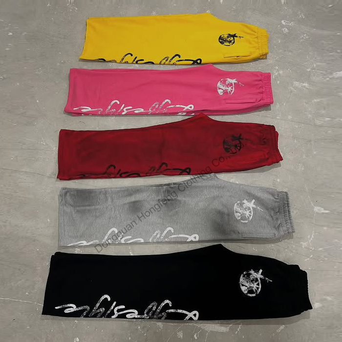 Custom Cotton French Terry Pants Casual Pants